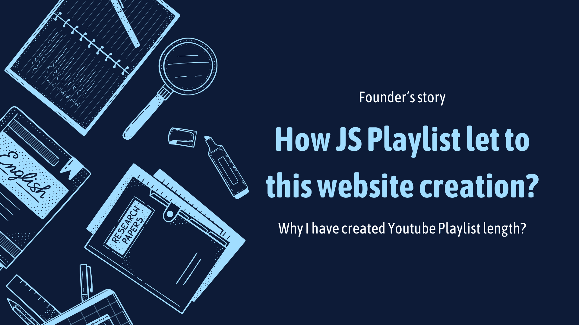Cover image for How I Built a YouTube Playlist Tool While Learning JavaScript
